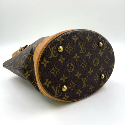 LOUIS VUITTON Bucket PM monogram Pouch