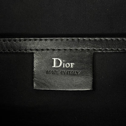 DIOR Bee Motion Backpack Navy Nylon Black Leather