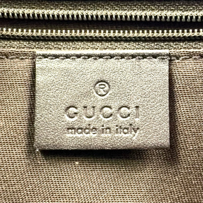 GUCCI GG Supreme Tote Bag Brown Beige