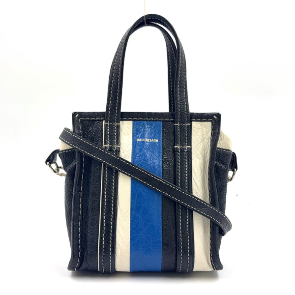 BALENCIAGA Bazaar Shopper 2WAY Leather Tricolore — vue 2