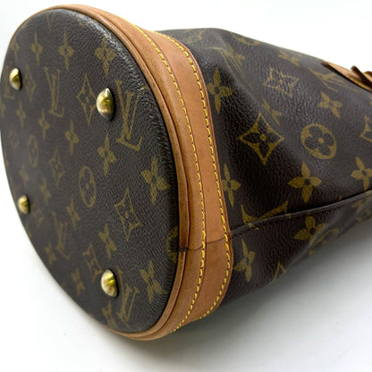 LOUIS VUITTON Bucket PM monogram Pouch