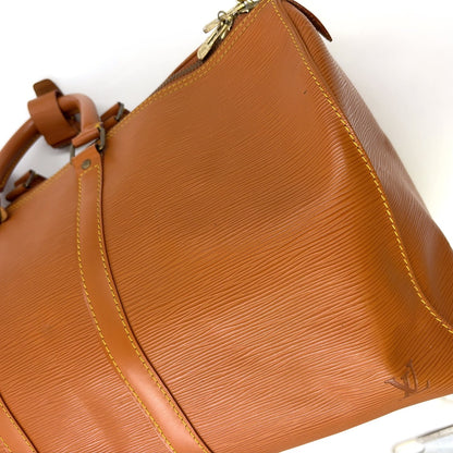 LOUIS VUITTON Keepall 45 Epi zipang gold Boston bag