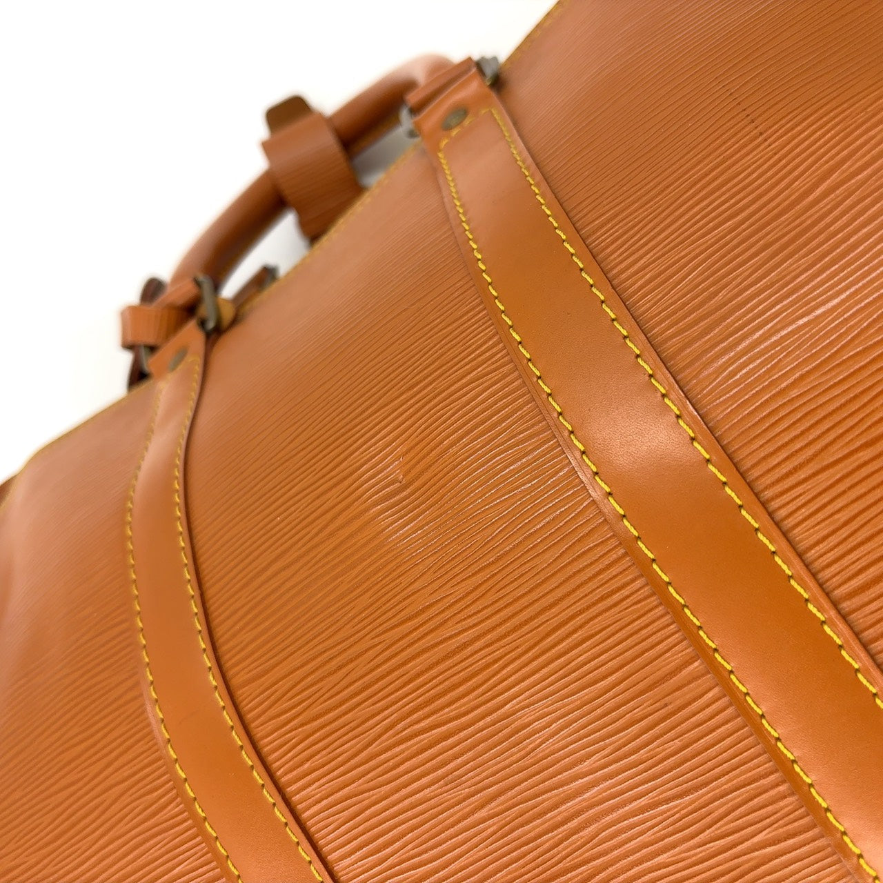 LOUIS VUITTON Keepall 45 Epi zipang gold Boston bag