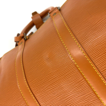 LOUIS VUITTON Keepall 45 Epi zipang gold Boston bag