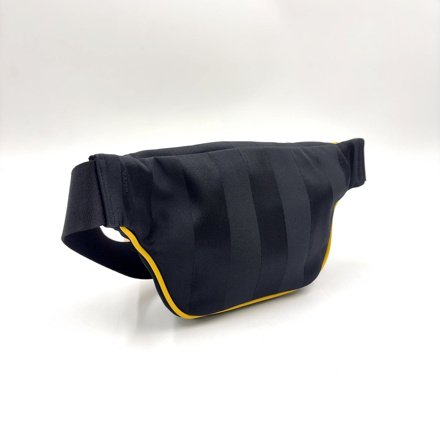 FENDI Body Bag cuir et nylon jaune et noir