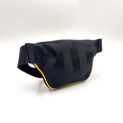 FENDI Body Bag cuir et nylon jaune et noir