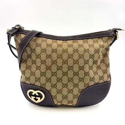 GUCCI GG canvas lovely heart Shoulder bag