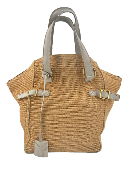 SAINT LAURENT CABAS EN RAPHIA