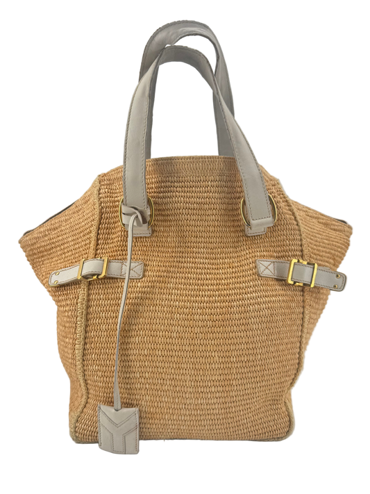 SAINT LAURENT CABAS EN RAPHIA