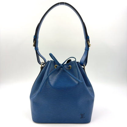 LOUIS VUITTON Petit Noe Epi toledo blue Shoulder bag