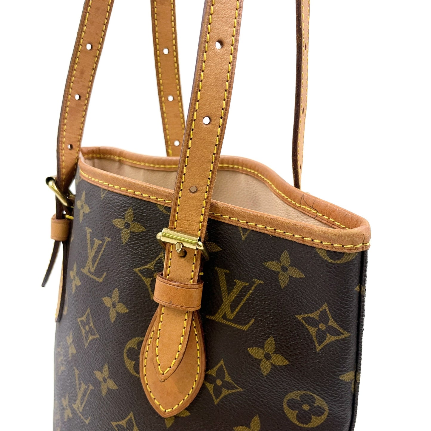 LOUIS VUITTON Bucket PM monogram Pouch
