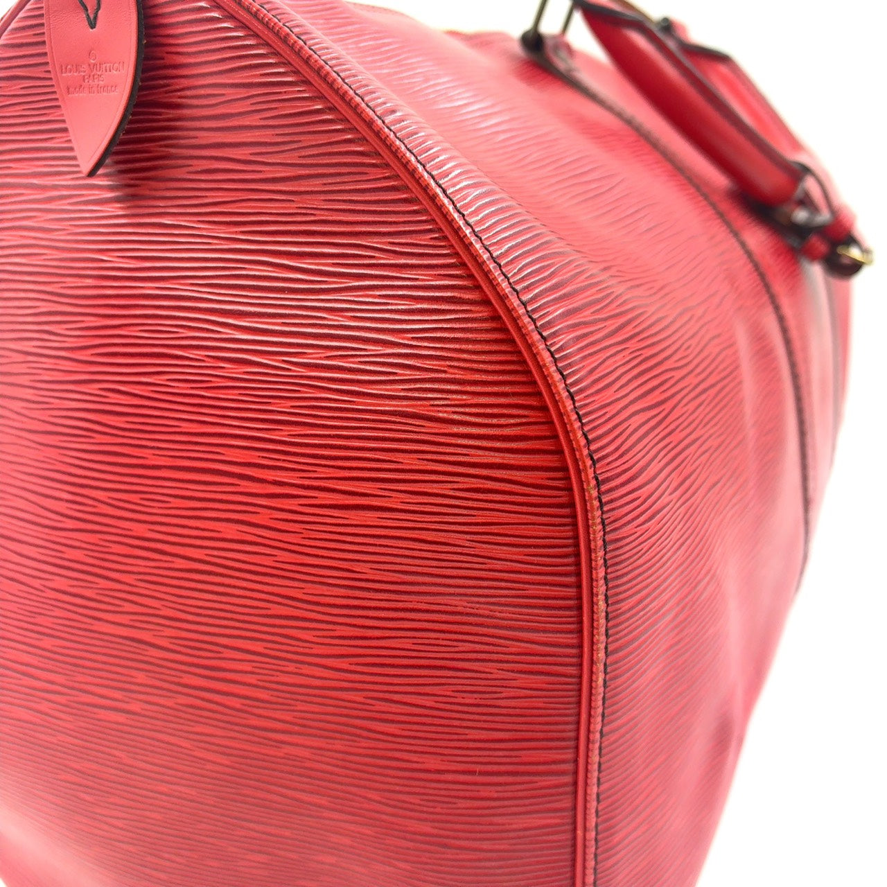 LOUIS VUITTON Keepall 55 Epi castilian red Boston bag
