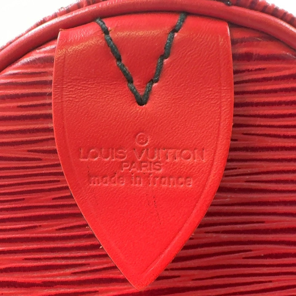 LOUIS VUITTON Keepall 55 Epi castilian red Boston bag