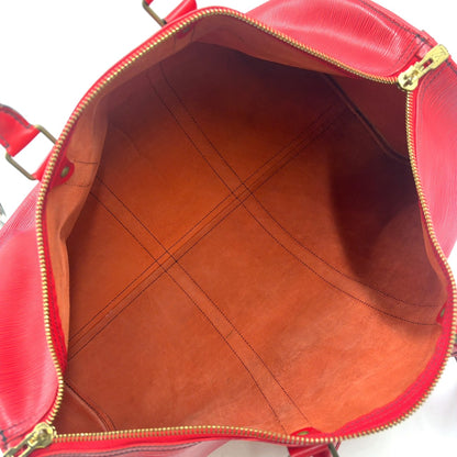 LOUIS VUITTON Keepall 55 Epi castilian red Boston bag