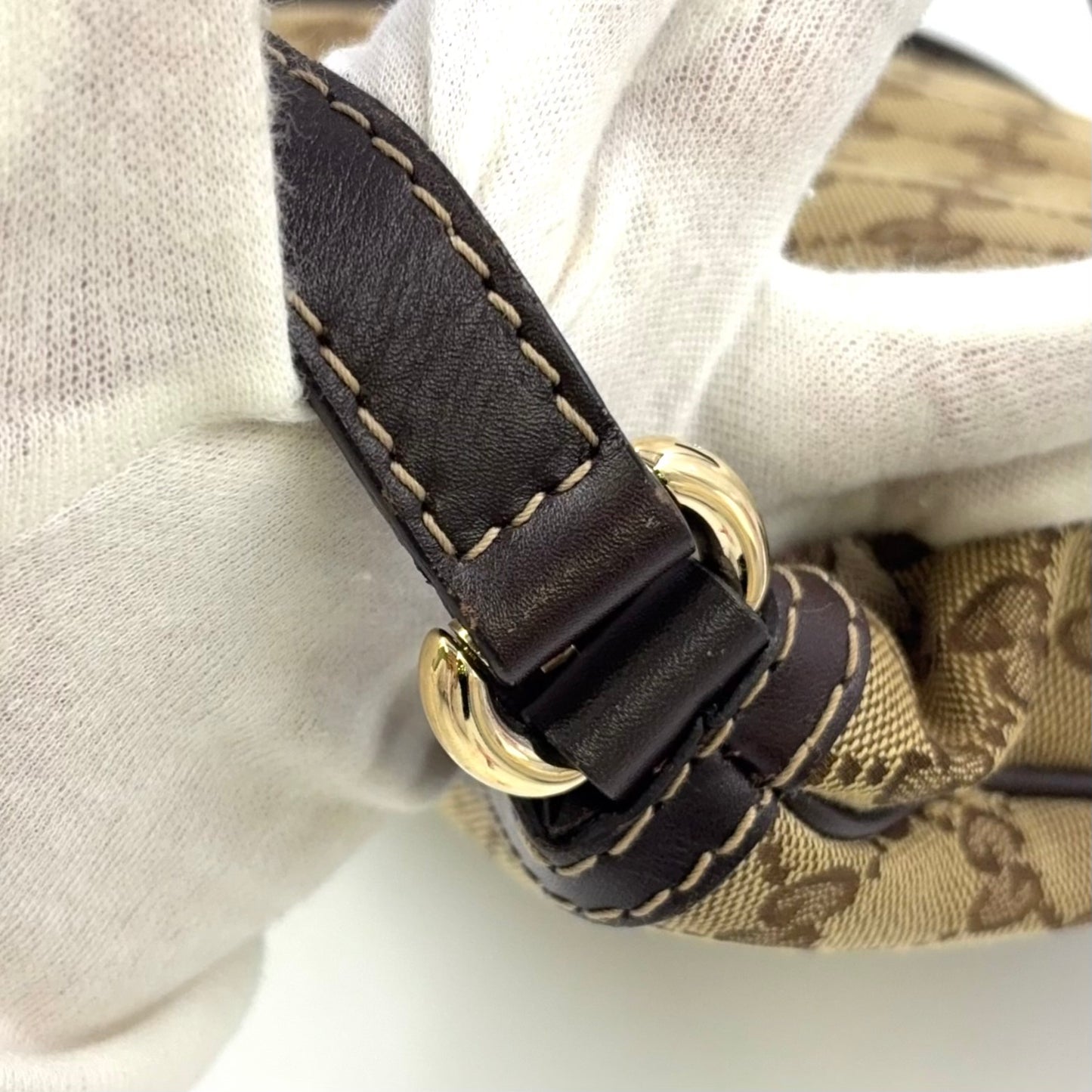 GUCCI GG canvas lovely heart Shoulder bag