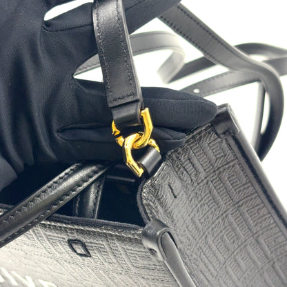 GIVENCHY G-Tote Handbag Black Leather