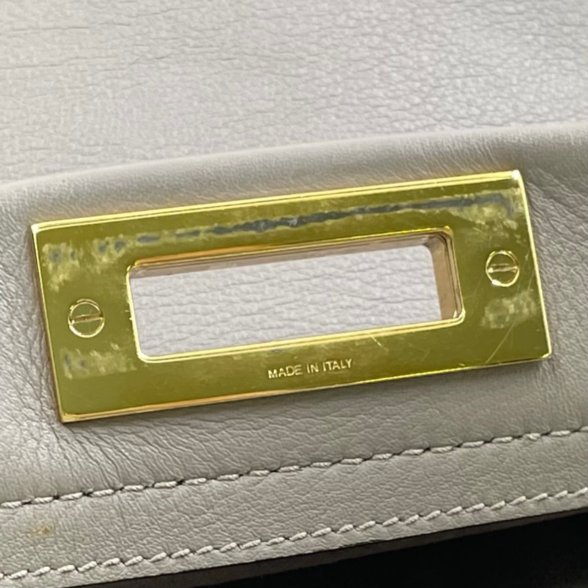 FENDI Peekaboo Regular Selleria Beige