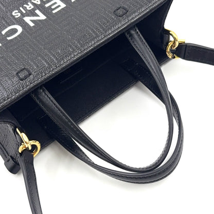 GIVENCHY G-Tote Handbag Black Leather