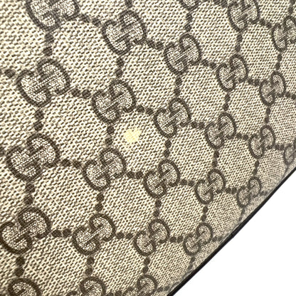 GUCCI GG Supreme Tote Bag Brown Beige