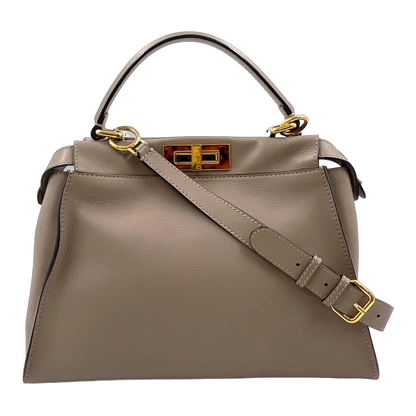 FENDI Peekaboo Regular Selleria Beige