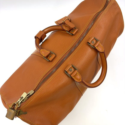 LOUIS VUITTON Keepall 45 Epi zipang gold Boston bag
