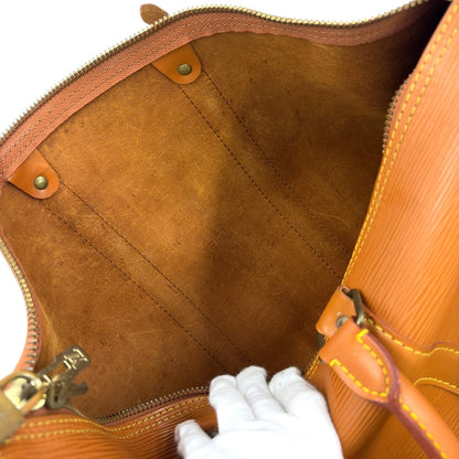 LOUIS VUITTON Keepall 45 Epi zipang gold Boston bag
