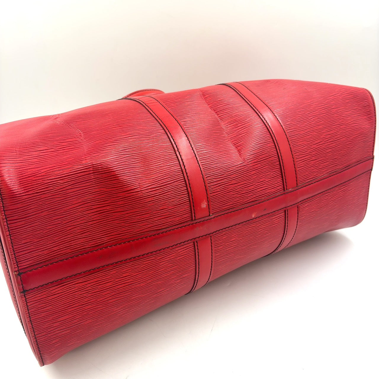 LOUIS VUITTON Keepall 55 Epi castilian red Boston bag