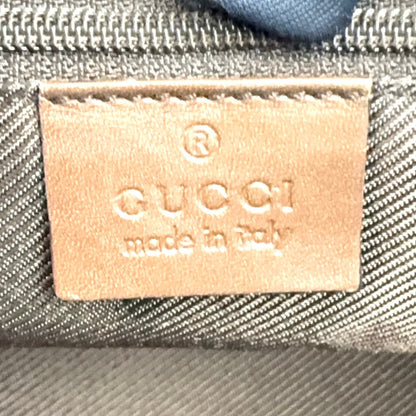 GUCCI Jackie Bag Canvas Beige Marron