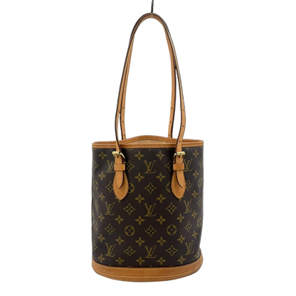 LOUIS VUITTON Bucket PM monogram Pouch