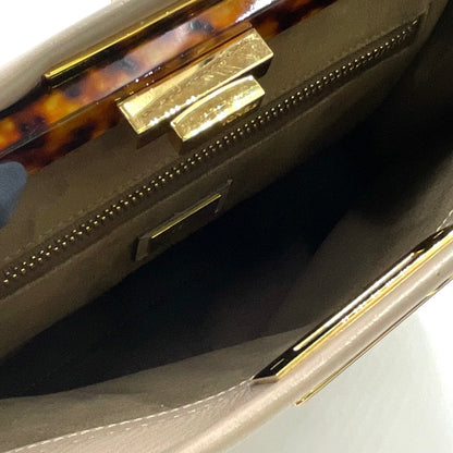 FENDI Peekaboo Regular Selleria Beige