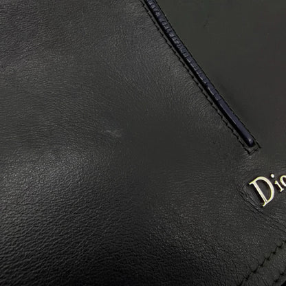 DIOR Bee Motion Backpack Navy Nylon Black Leather