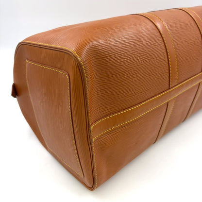 LOUIS VUITTON Keepall 45 Epi zipang gold Boston bag