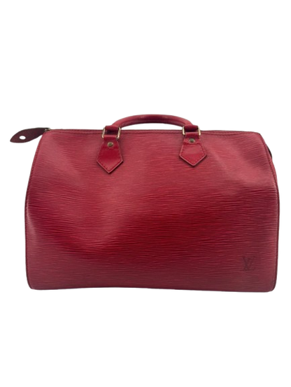 LOUIS VUITTON SPEEDY 35 CUIR EPI ROUGE