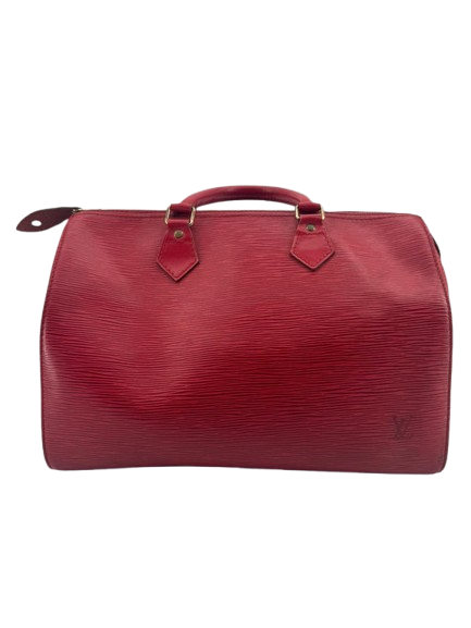 LOUIS VUITTON SPEEDY 35 CUIR EPI ROUGE