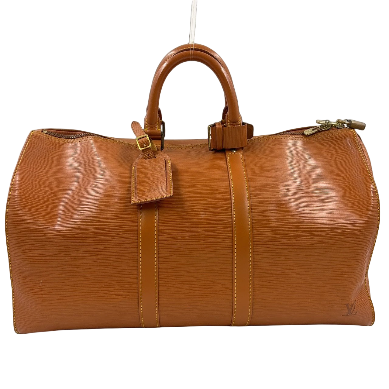 LOUIS VUITTON Keepall 45 Epi zipang gold Boston bag