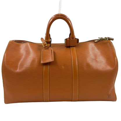 LOUIS VUITTON Keepall 45 Epi zipang gold Boston bag