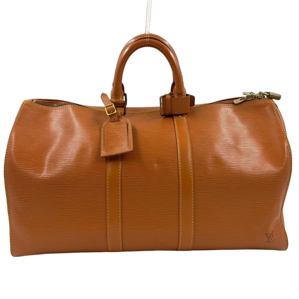 LOUIS VUITTON Keepall 45 Epi zipang gold Boston bag