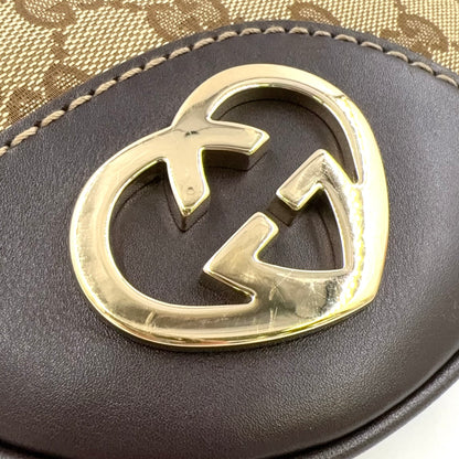 GUCCI GG canvas lovely heart Shoulder bag