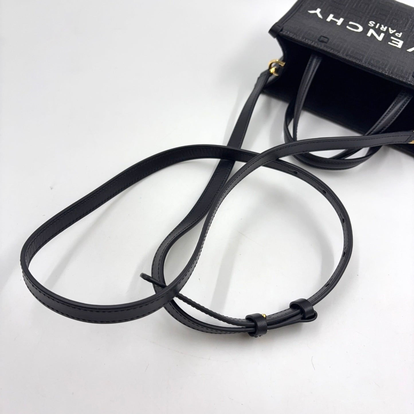 GIVENCHY G-Tote Handbag Black Leather