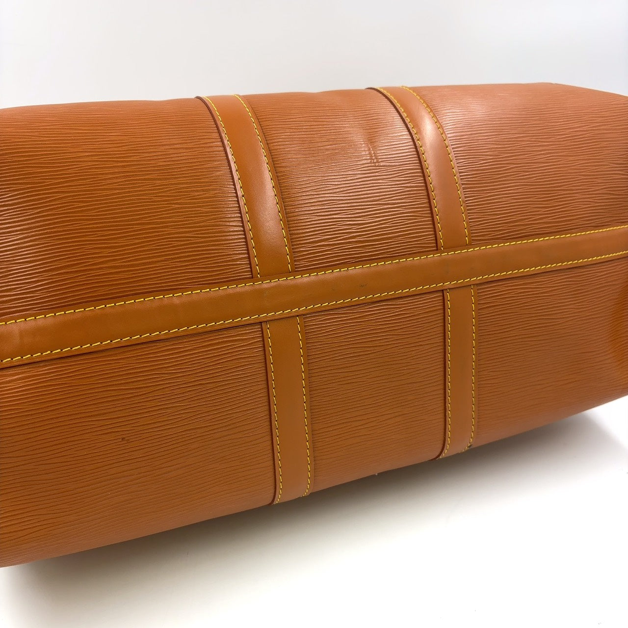 LOUIS VUITTON Keepall 45 Epi zipang gold Boston bag