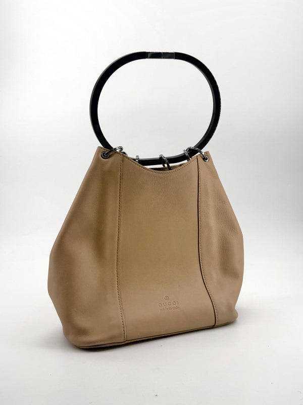 BOURSE GUCCI BEIGE — vue 2